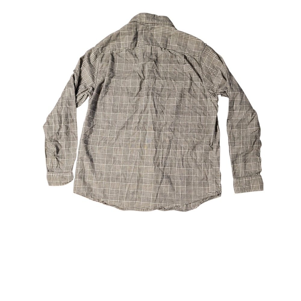 Goodfellow & Co Mens Gray‎ Plaid Button Down Shirt Long Sleeve Size L - Picture 3 of 7